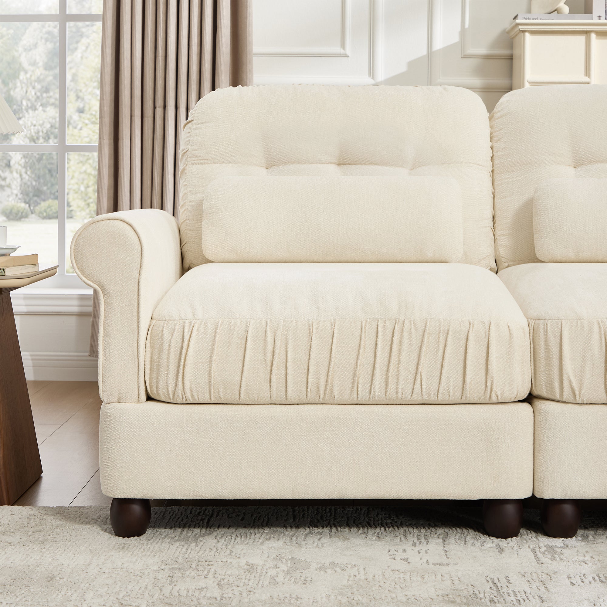 Roselle Classic Chenille Modular Sofa
