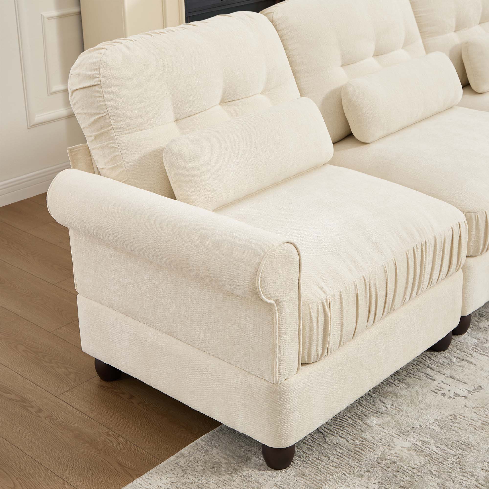 Roselle Classic Chenille Modular Sofa