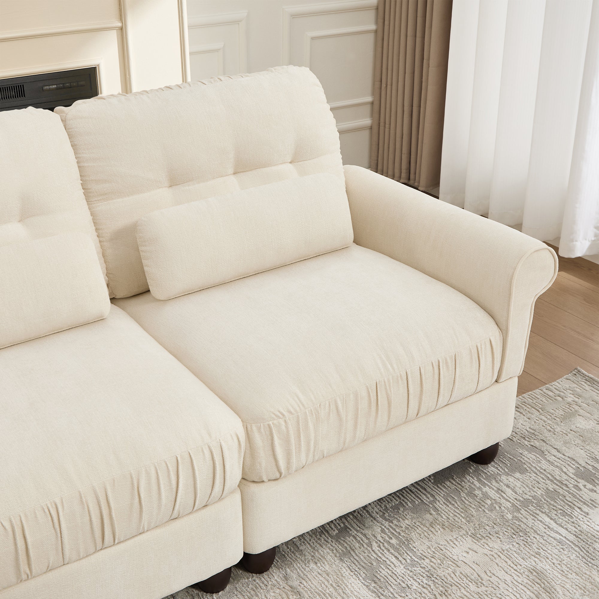 Roselle Classic Chenille Modular Sofa